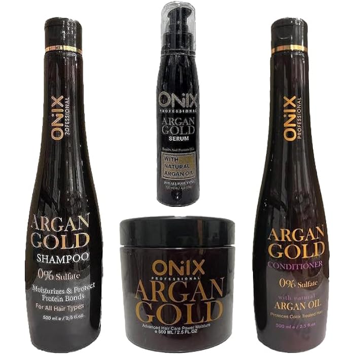 ONIX gold argan hair set of four - Image 2